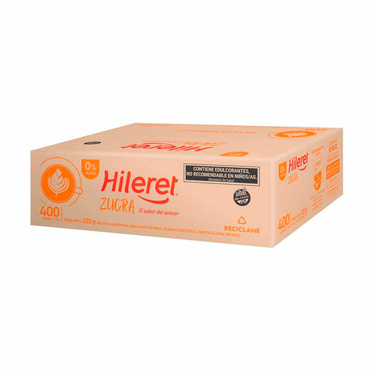 EDULCORANTE HILERET Zucra 400 Un.