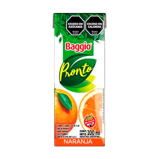 JUGO BAGGIO NARANJA 200 CC.