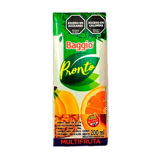 JUGO BAGGIO MULTIFRUTA 200 CC.