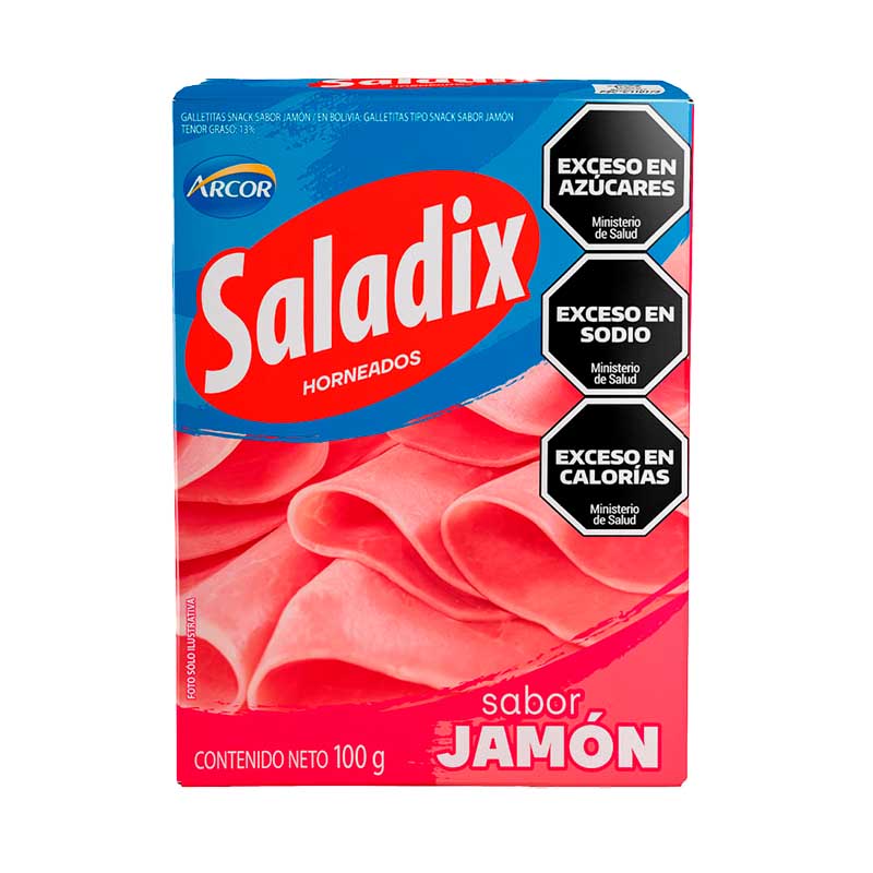 GALLETITA SALADIX JAMON 100 Grs