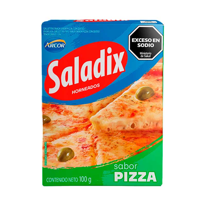 GALLETITA SALADIX PIZZA 100 Grs