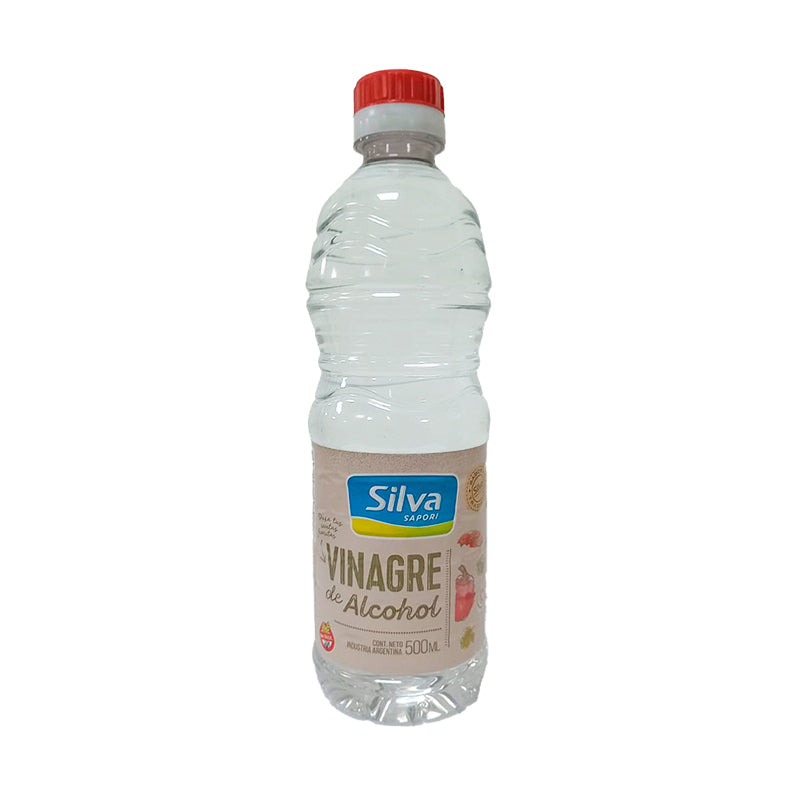 VINAGRE SILVA ALCOHOL 500 CC.