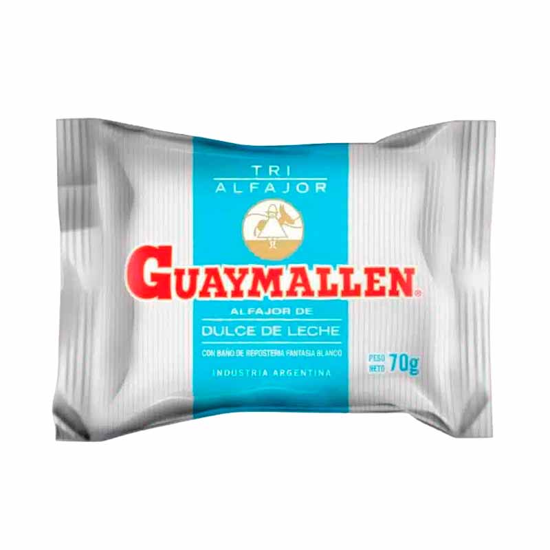 ALFAJOR GUAYMALLEN TRIPLE DDL 70 Grs