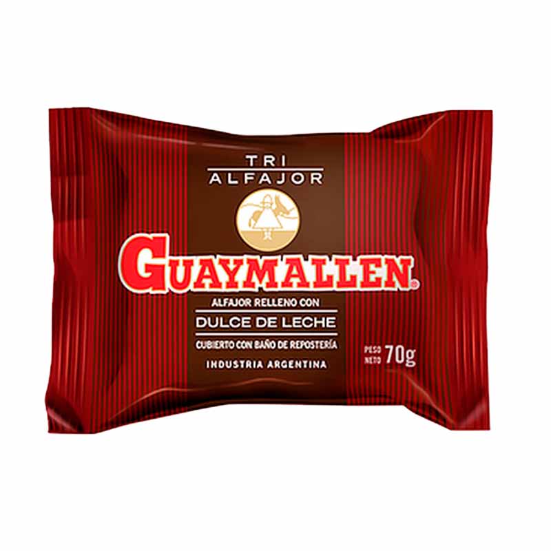 ALFAJOR GUAYMALLEN TRIPLE CHOC 70 Grs