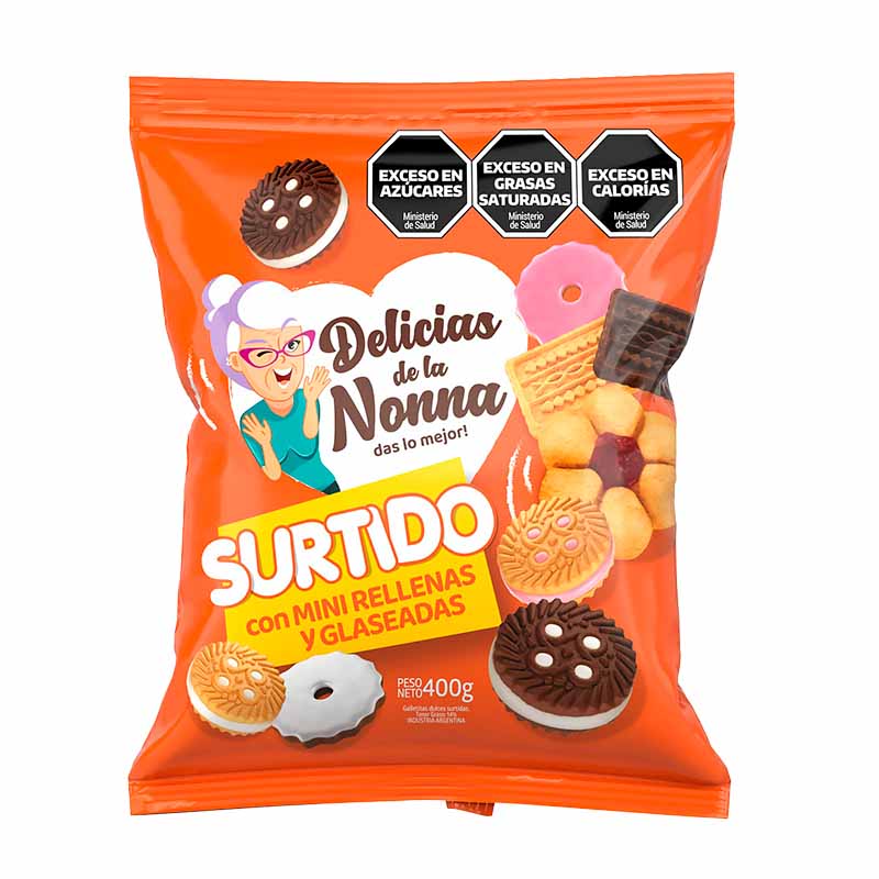 GALLETITA D/NONNA SURTIDO 400 Grs