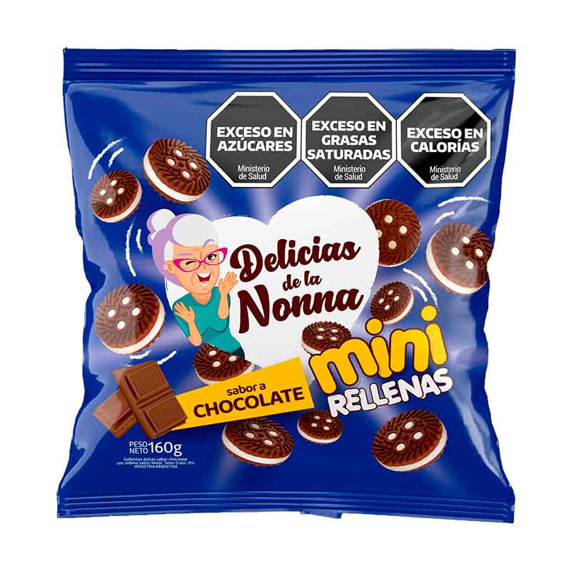 GALLETITA D/NONNA RELL.CHOC 160 Grs