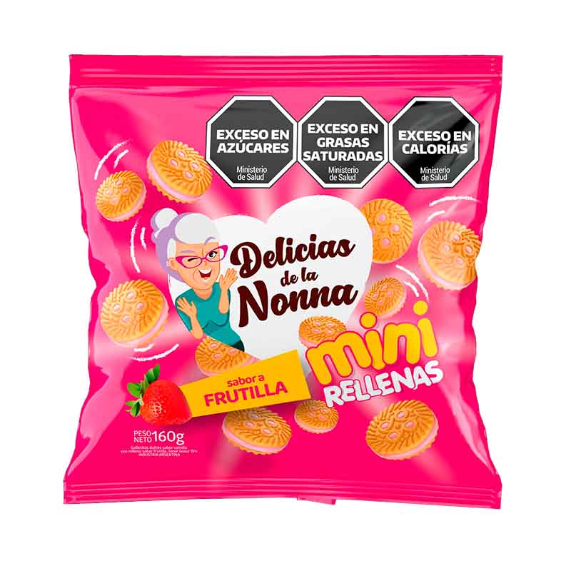 GALLETITA D/NONNA RELL.FRUT 160 Grs