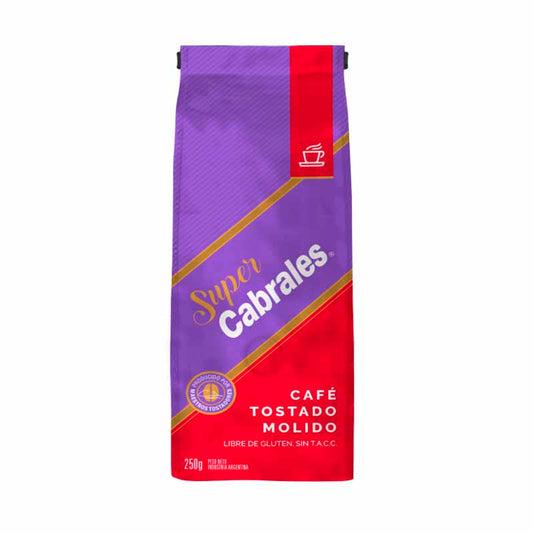 CAFE SUPER CABRALES MOLIDO 250 Grs