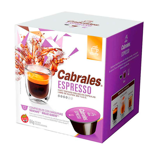 CAPSULA CABRALES ESPRESSO 3x84 Grs