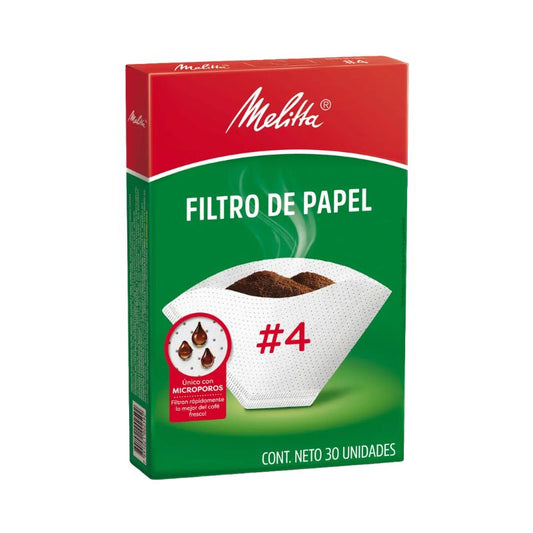 FILTRO CAFE MELITTA N4 30 Un.