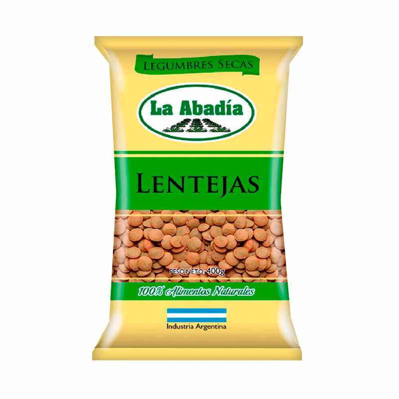 LENTEJA LA ABADIA Bolsa 400 Grs