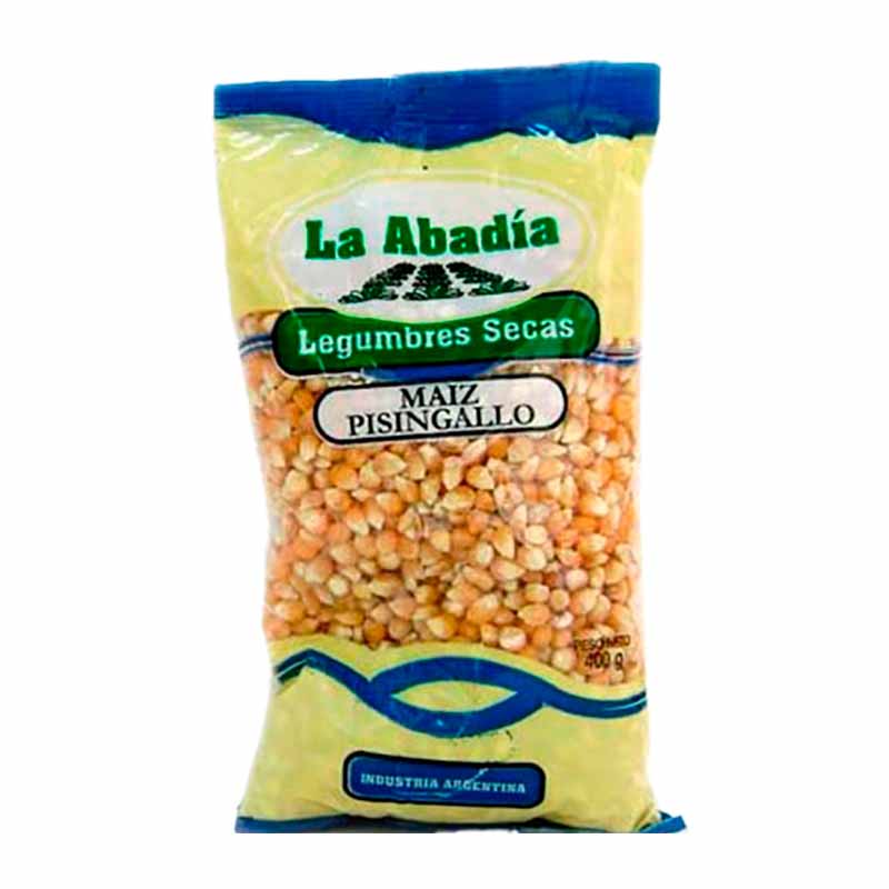 MAIZ PISINGALLO LA ABADIA Bolsa 400 Grs