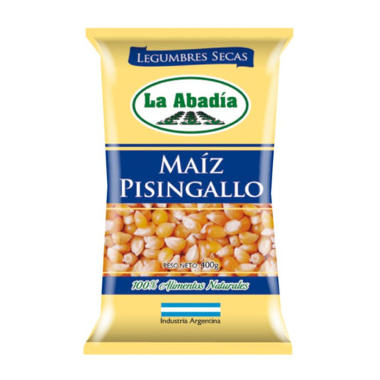 MAIZ PISINGALLO LA ABADIA Bolsa 400 Grs