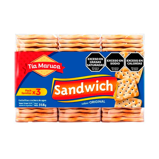 GALLETITA TIA MARUCA SANDWICH 318 Grs