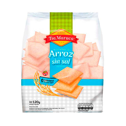 TOSTADITA TIA MARUCA SIN SAL 120 Grs