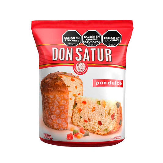 PAN DULCE DON SATUR C/FRUTA 400 Grs