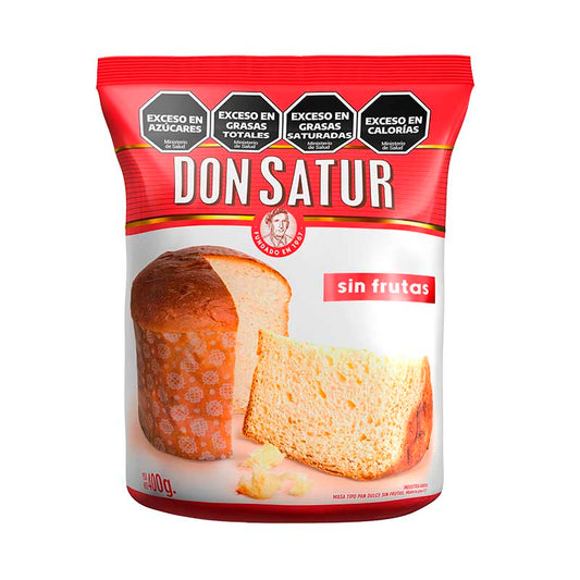 PAN DULCE DON SATUR S/FRUTA 400 Grs