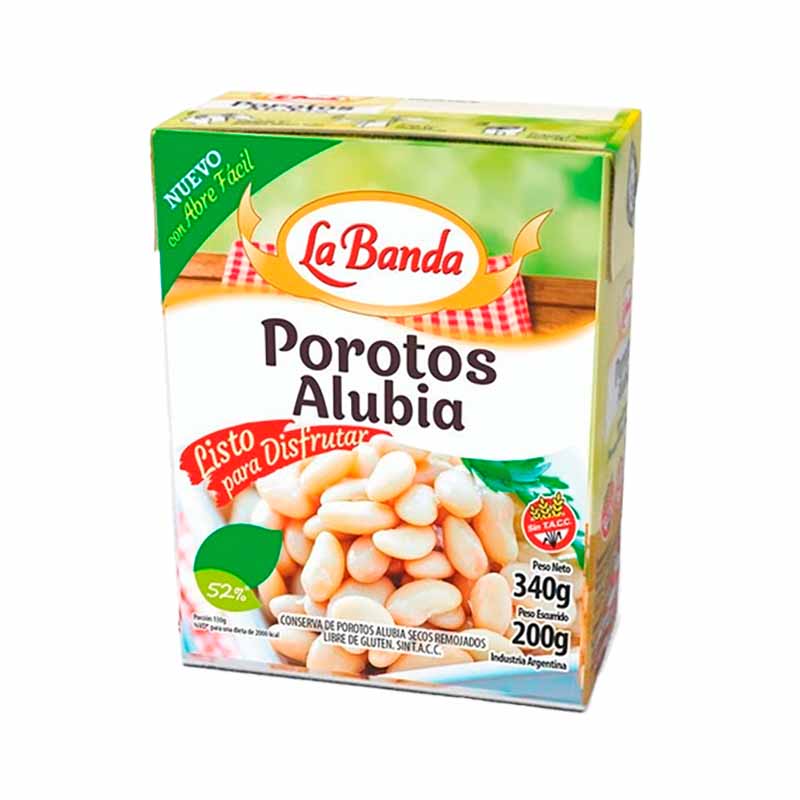 POROTO ALUBIA LA BANDA TETRA 340 Grs