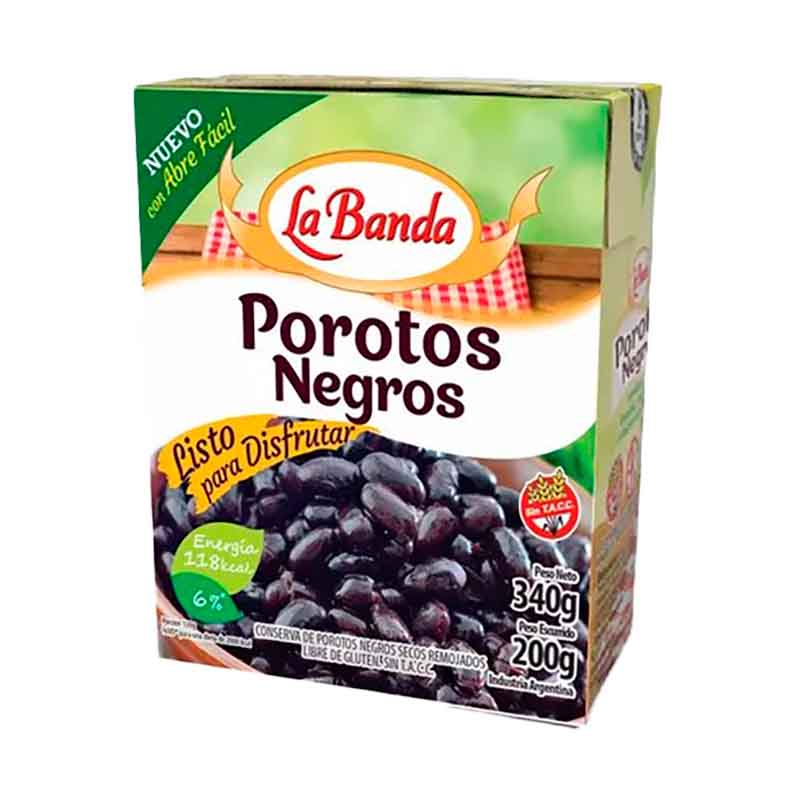 POROTO NEGRO LA BANDA TETRA 340 Grs