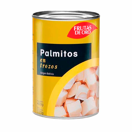 PALMITO FRUTAS DE ORO TROZO 400 Grs