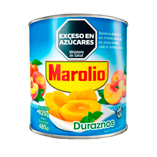 DURAZNO MAROLIO MITADES 820 Grs