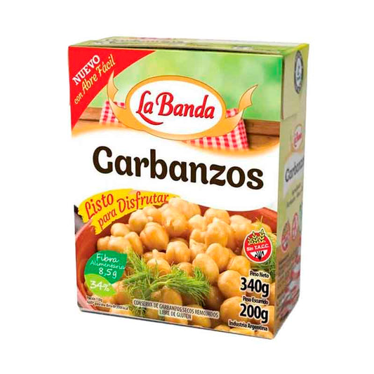GARBANZO LA BANDA TETRA 340 Grs