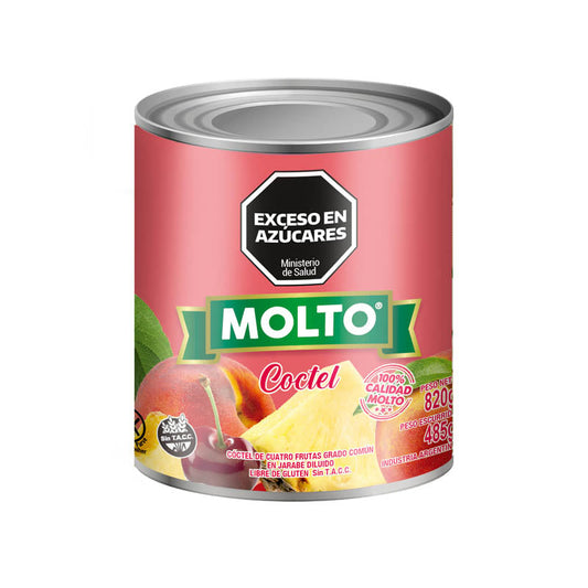 COCTEL MOLTO FRUTAS 820 Grs