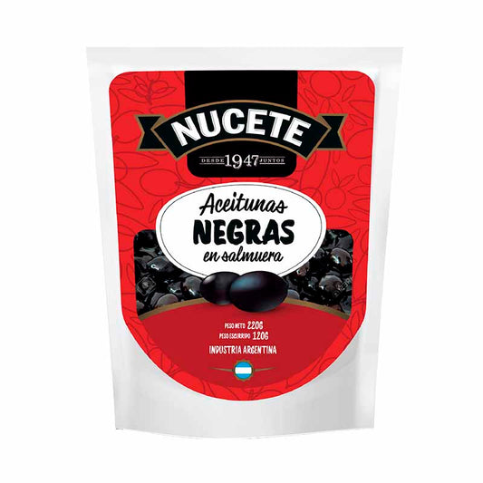 ACEITUNA NUCETE NEGRA D/P 100 Grs
