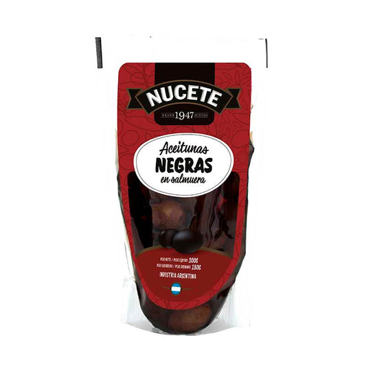 ACEITUNA NUCETE NEGRA D/P 180 Grs