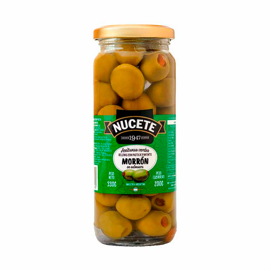 ACEITUNA NUCETE RELLENA FRASCO 200 Grs