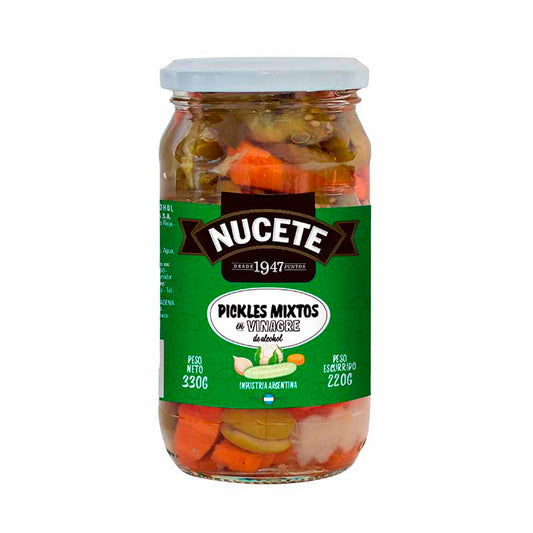 PICKLES NUCETE FRASCO 220 Grs