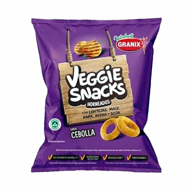 SNACKS VEGGIE GRANIX CEBOLLA 90 Grs