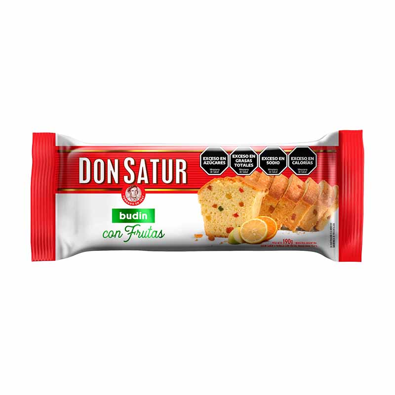 BUDIN DON SATUR CON FRUTA 190 Grs