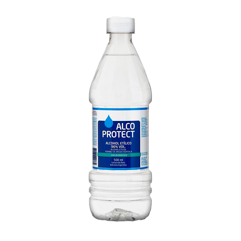 ALCOHOL ET. ALCOPROTEC 96% 500 CC.