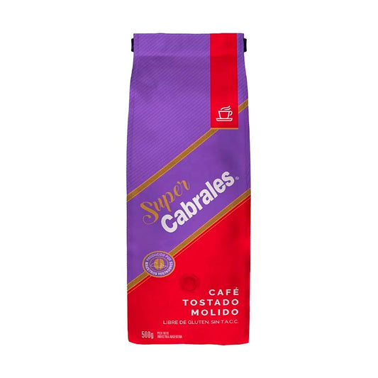 CAFE SUPER CABRALES MOLIDO 500 Grs