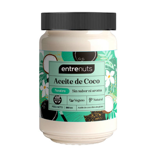 ACEITE DE COCO ENTRENUTS 100% NATURAL 360 ml.