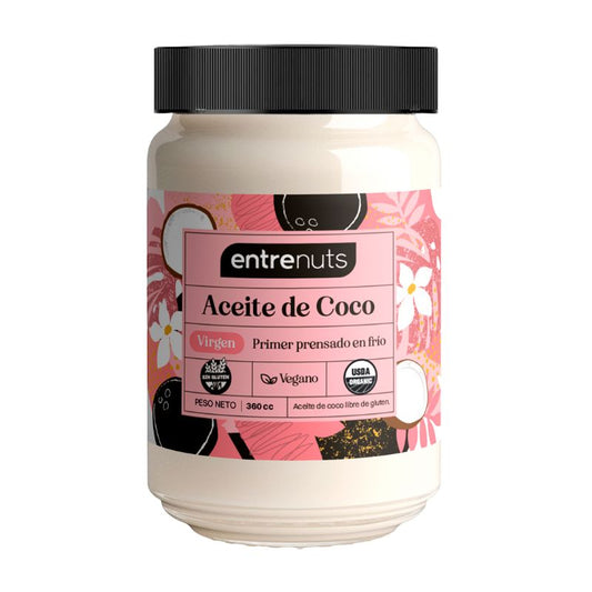 ACEITE DE COCO ENTRENUTS VIRGEN 360 ml.
