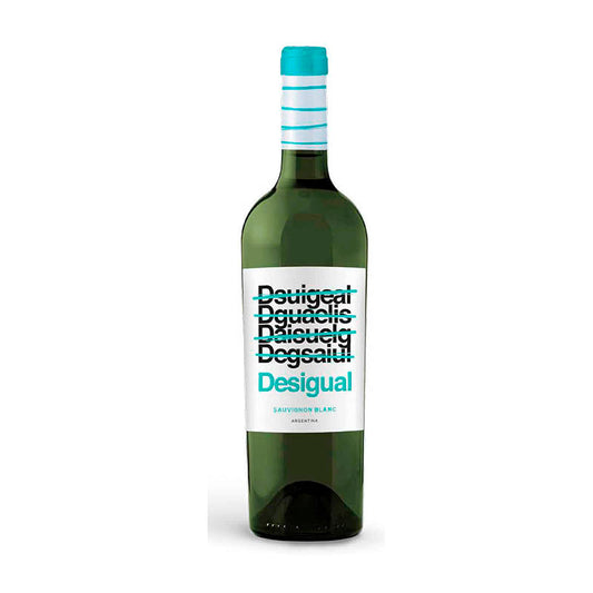 VINO DESIGUAL SAUVIGNON BLANC 750 CC.