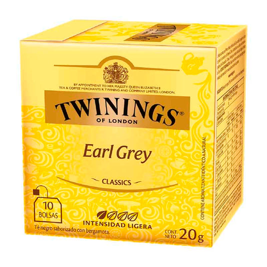 TE TWININGS EARL GREY 10 Un.
