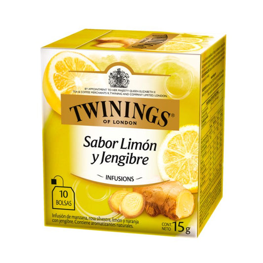 TE TWININGS LIMON Y JENGIBRE 10 Un.
