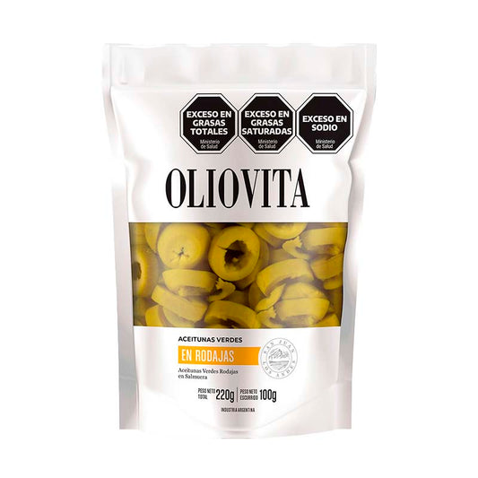ACEITUNA OLIOVITA RODAJA 220 Grs