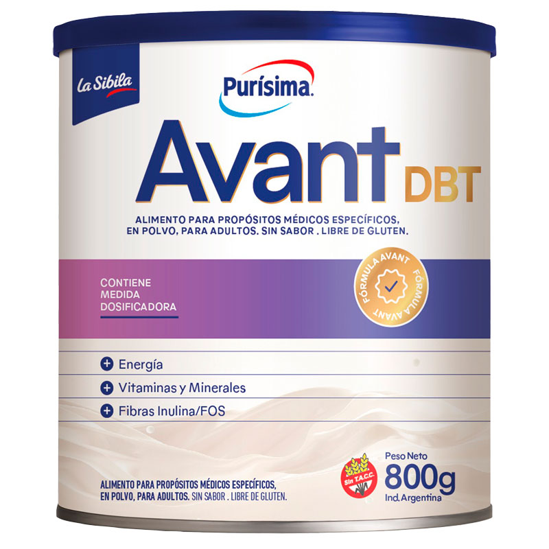 LECHE POLVO AVANT DBT 800 Grs