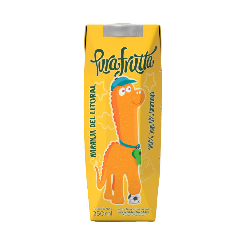 JUGO PURAFRUTTA 100% NARANJA 250 CC.