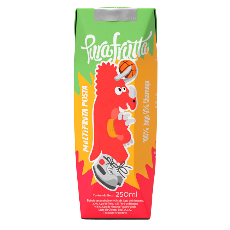 JUGO PURAFRUTTA 100% MULTIFRUTA 250 CC.