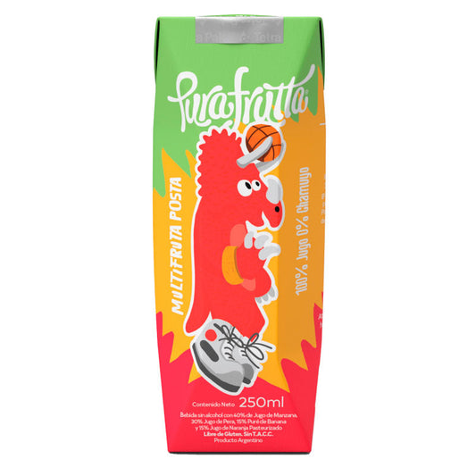 JUGO PURAFRUTTA 100% MULTIFRUTA 250 CC.