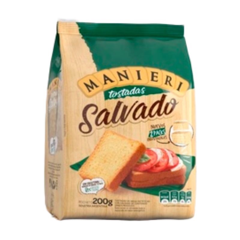 TOSTADA MANIERI SALVADO 200 Grs