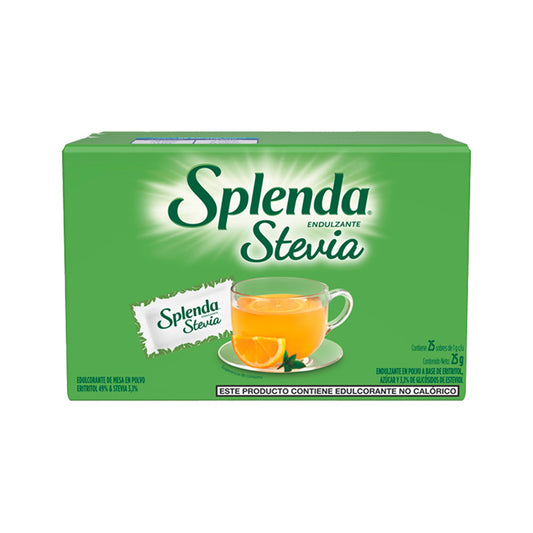 EDULCORANTE SPLENDA Stevia 25 Un.