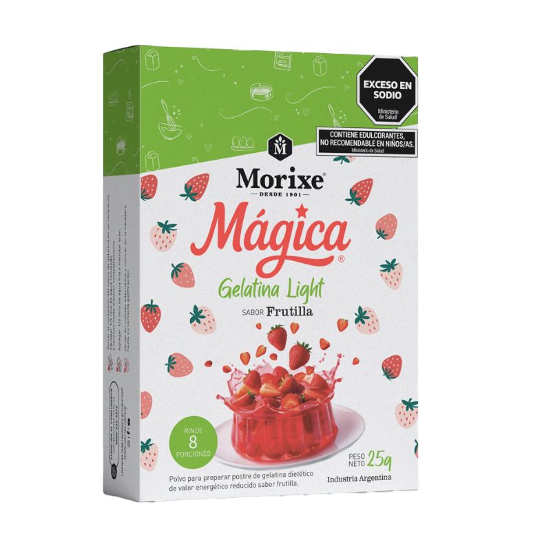 GELAT. LIGHT MORIXE FRUTILLA 25 Grs