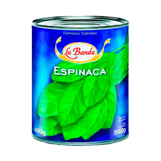 ESPINACA LA BANDA LATA 800 Grs