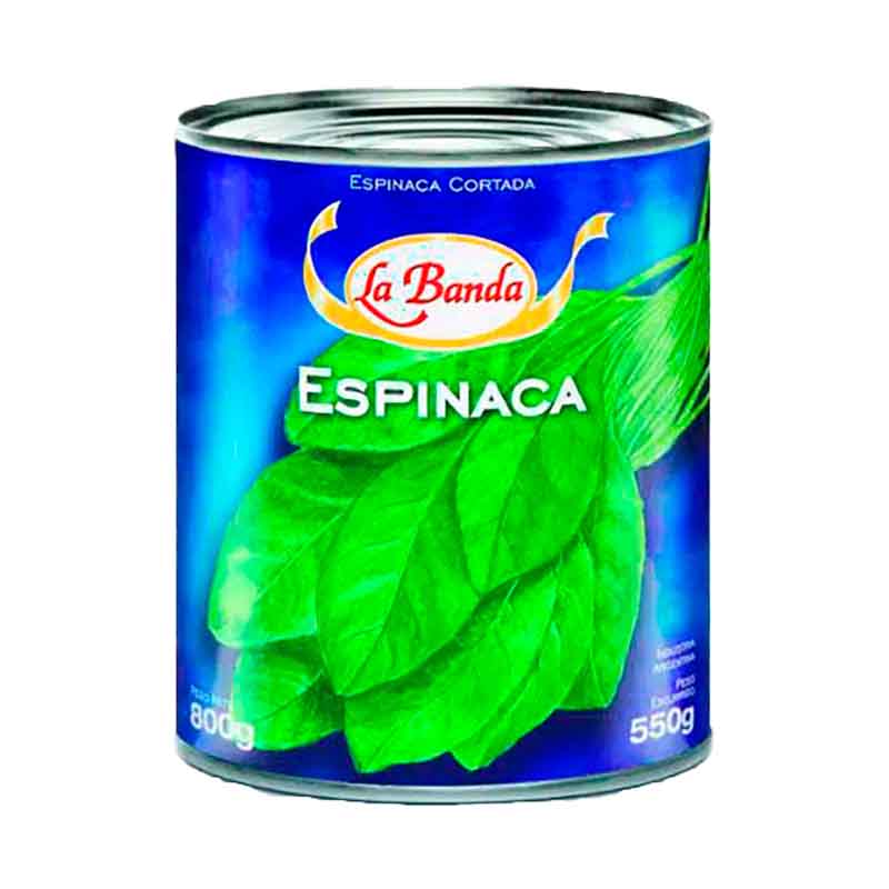ESPINACA LA BANDA LATA 800 Grs